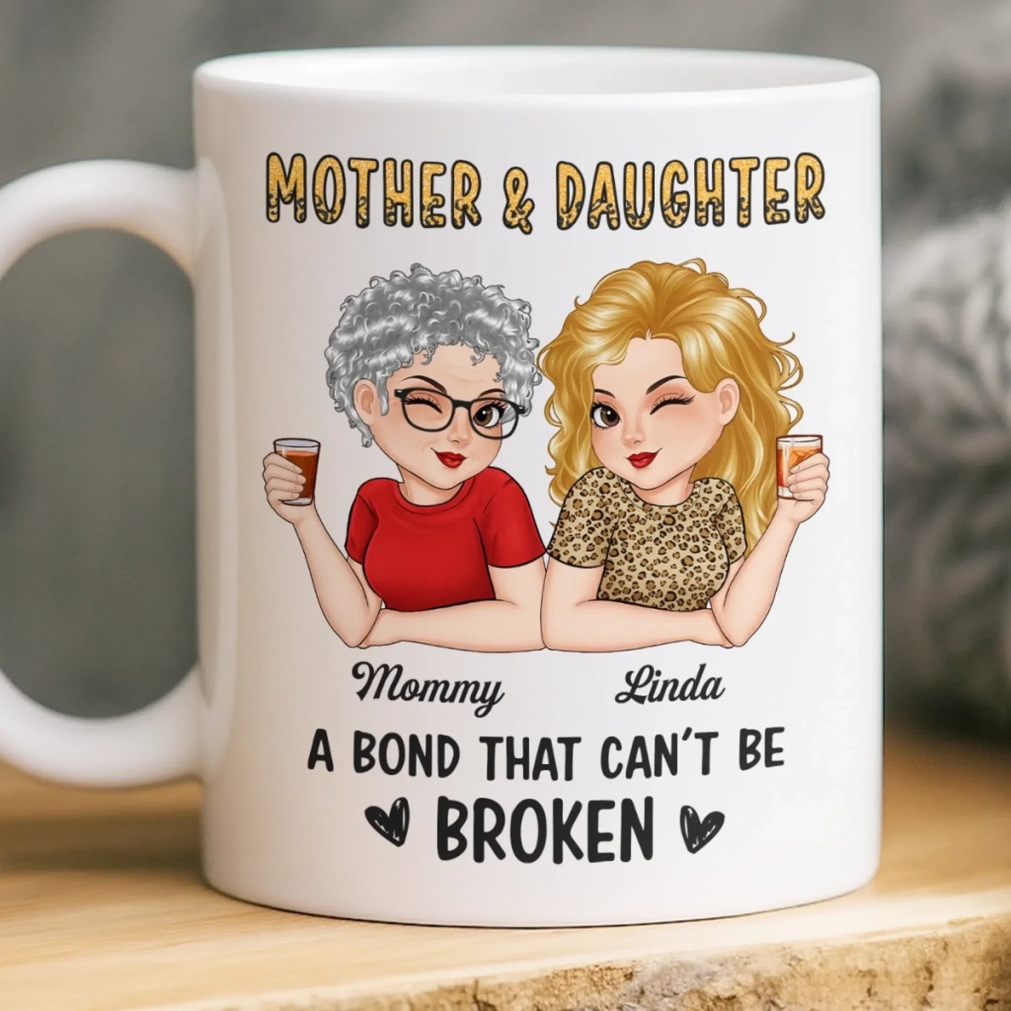 Custom Mug - Personalized Birthday Gifts For Mom, Daughter - Blessed To Be Your Child