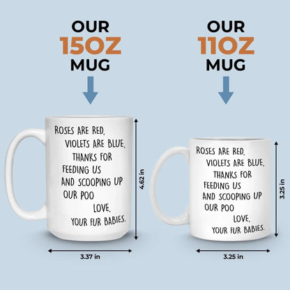 Custom Mug - Personalized Christmas Birthday Gifts For Dog Cat Lovers, Dog Dad And Mom, Cat Owners - Fur Babies, Full Drama