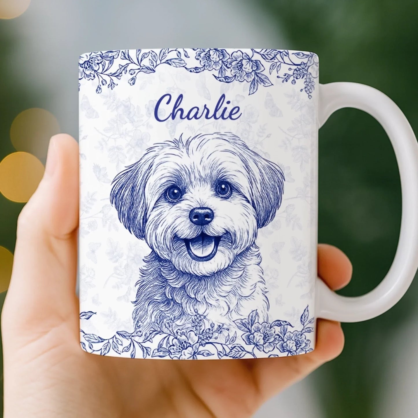 Custom Photo Mug - Personalized Christmas Birthday Gifts For Dog Cat Lovers, Dog Dad And Mom, Cat Owners - Pawsitive Chaos Only