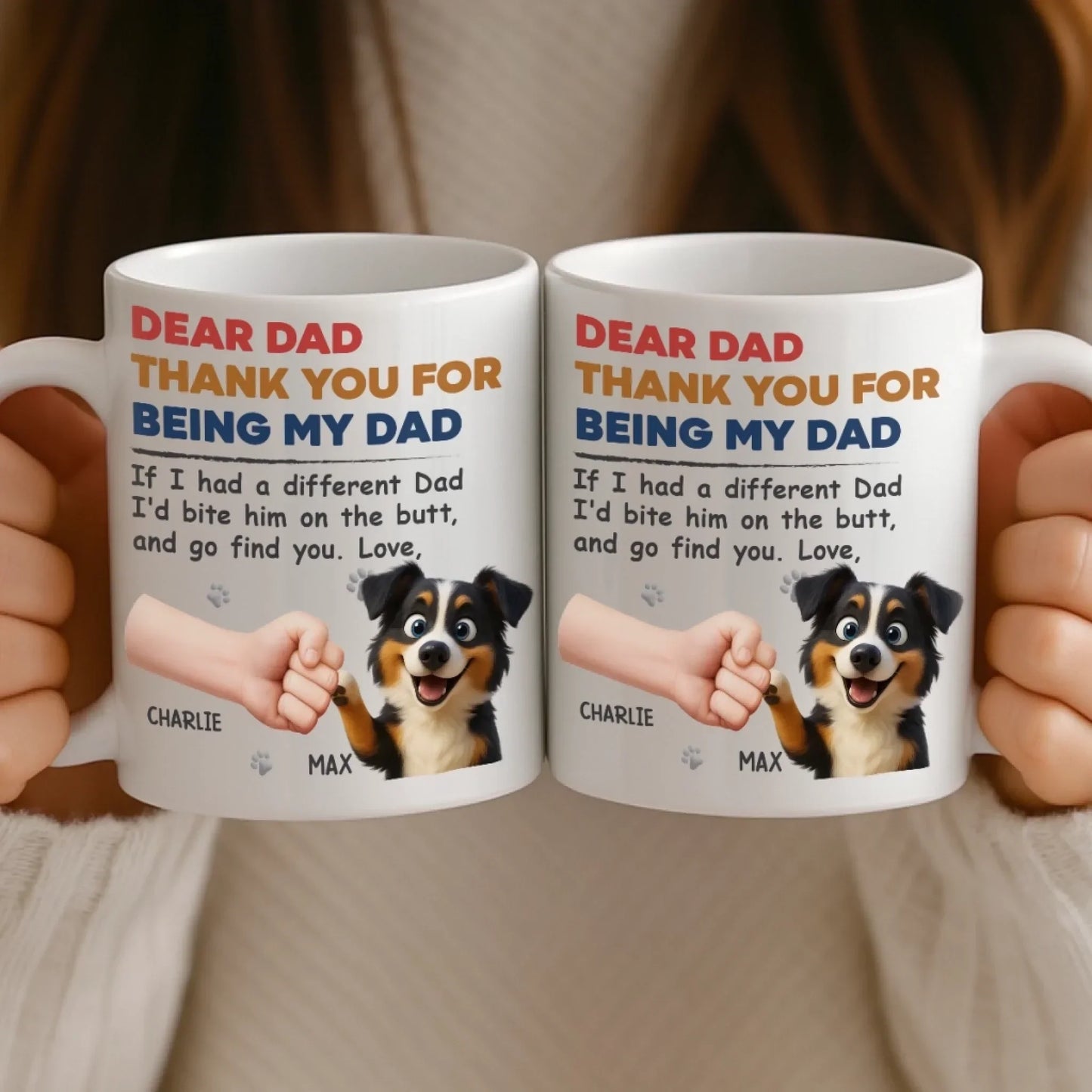 Custom Mug - Personalized Birthday Gifts For Dog Cat Lovers, Dog Dad And Mom, Cat Owners - Fur Ever In My Heart