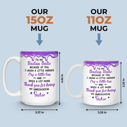 Custom Mug - Personalized Best Friend Birthday Gifts For Women, Besties, Sisters, BFF - Besties Making Life Shine Brighter