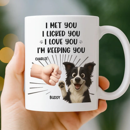 Custom Mug - Personalized Birthday Gifts For Dog Cat Lovers, Dog Dad And Mom, Cat Owners - My Pets Think I'm Cool