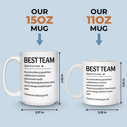 Custom Scrabble Mug - Personalized Birthday Gifts For Coworker, Work Bestie - Workdays Are Better With You