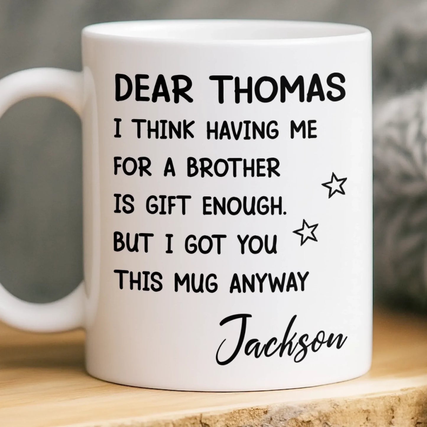 Custom Mug - Personalized Birthday Gifts For Brother, Sister - You Are Truly A Gift