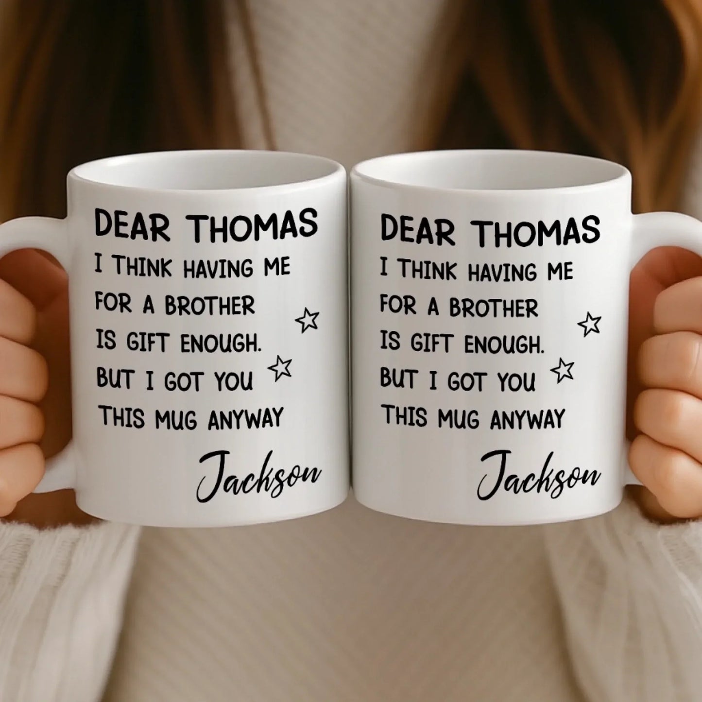 Custom Mug - Personalized Birthday Gifts For Brother, Sister - You Are Truly A Gift