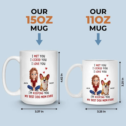 Custom Mug - Personalized Birthday Gifts For Dog Lovers, Dog Dad And Mom - My Forever Cuddle Supplier