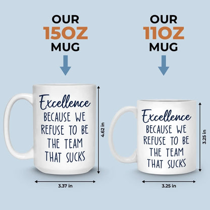 Custom Scrabble Mug - Personalized Birthday Gifts For Coworker, Work Bestie - Building Great Days Together Here