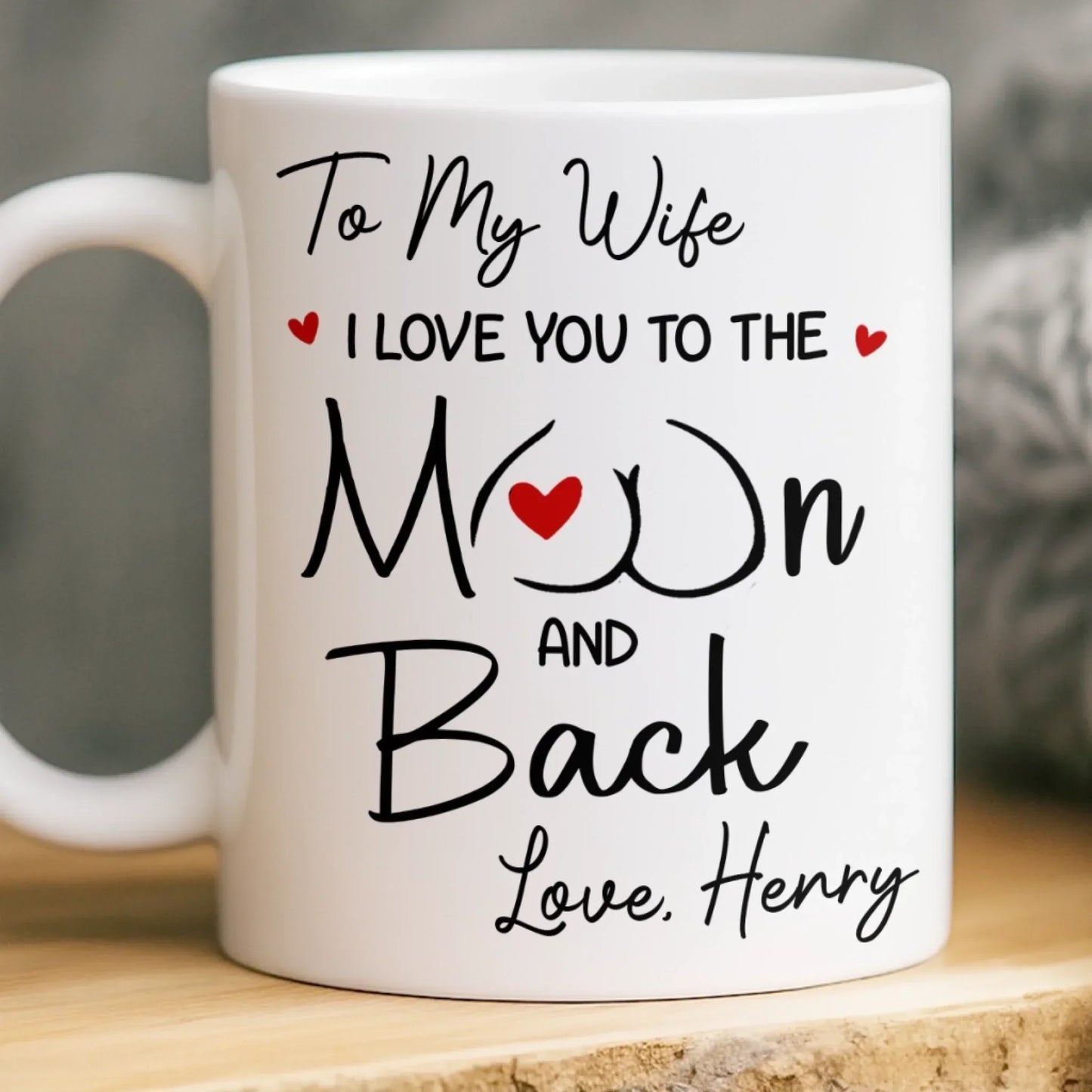 Custom Mug - Personalized Anniversary Wedding Gifts For Husband And Wife, Him And Her - Your Smile Finds Me Always