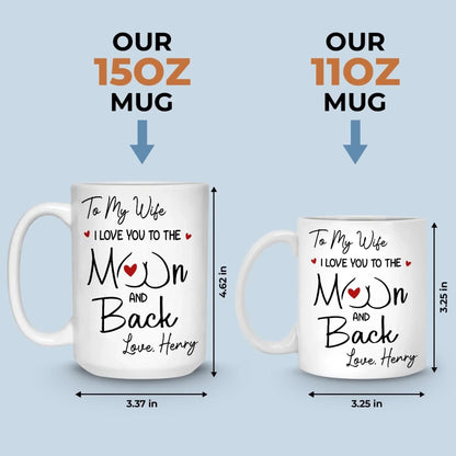 Custom Mug - Personalized Anniversary Wedding Gifts For Husband And Wife, Him And Her - Your Smile Finds Me Always