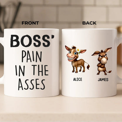 Custom Mug - Personalized Funny Gifts For Coworker, Work Bestie - Low Battery Human