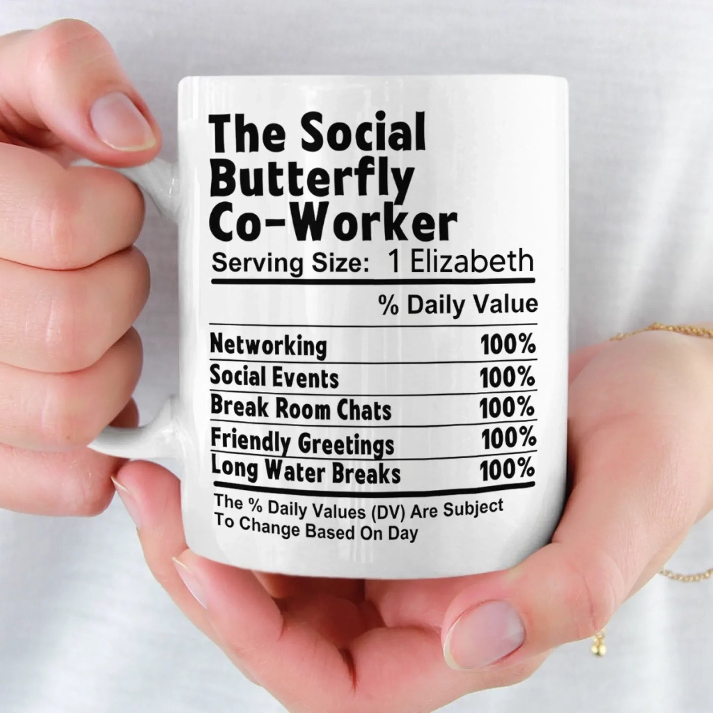 Custom Mug - Personalized Birthday Gifts For Coworker, Work Bestie - Teamwork Fueled By Coffee And Chaos