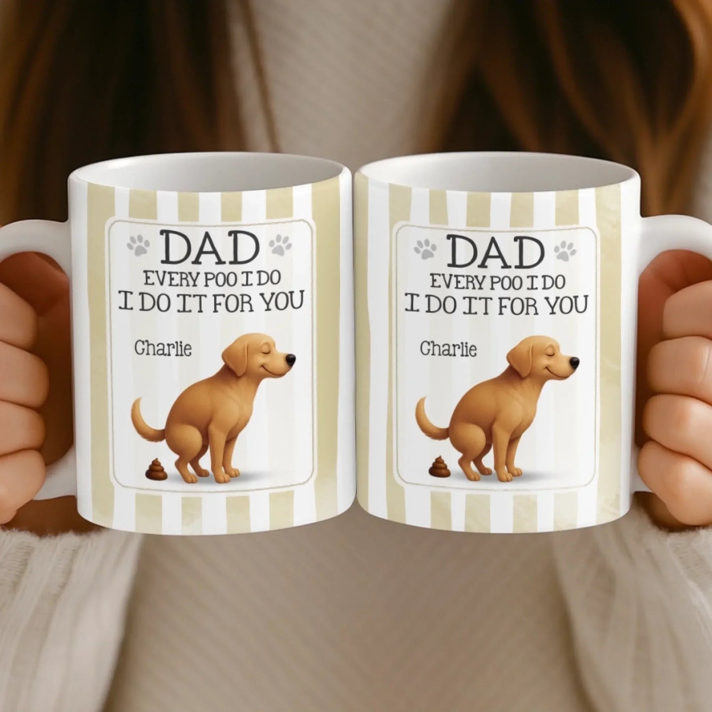 Custom Mug - Personalized Birthday Gifts For Dog Lovers, Dog Dad And Mom - The Poop Prince Strikes Again