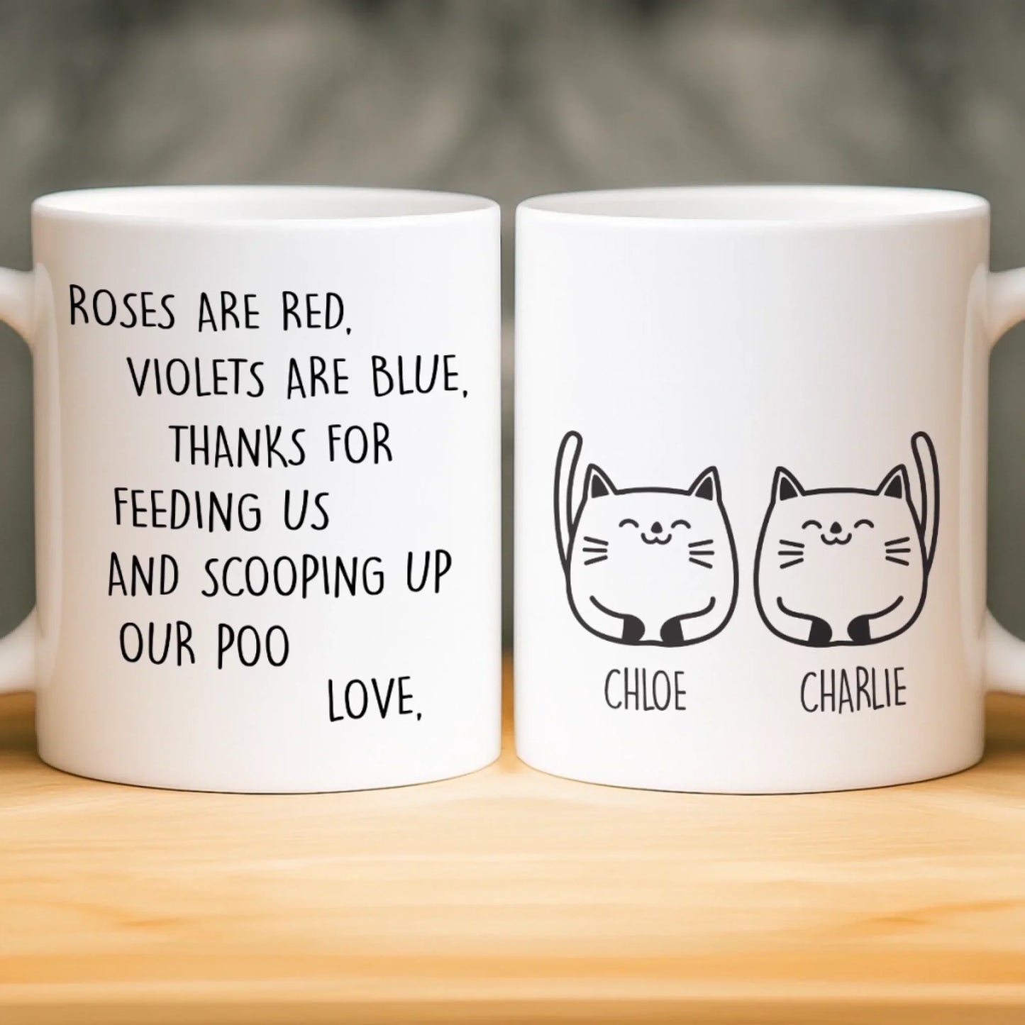 Custom Mug - Personalized Birthday Gifts For Cat Lovers, Cat Mom And Dad - My Cats Own Me