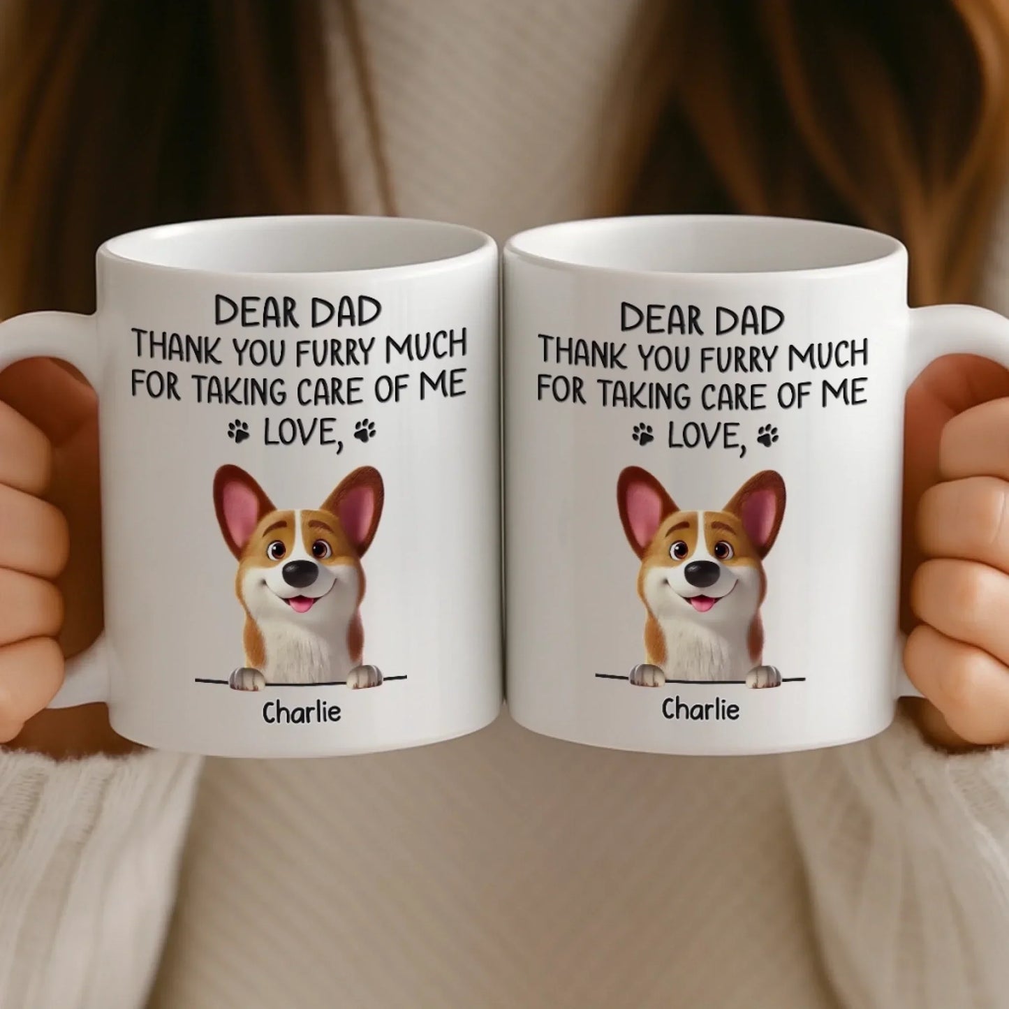 Custom Mug - Personalized Birthday Gifts For Dog Lovers, Dog Dad And Mom - Easily Distracted By Dogs