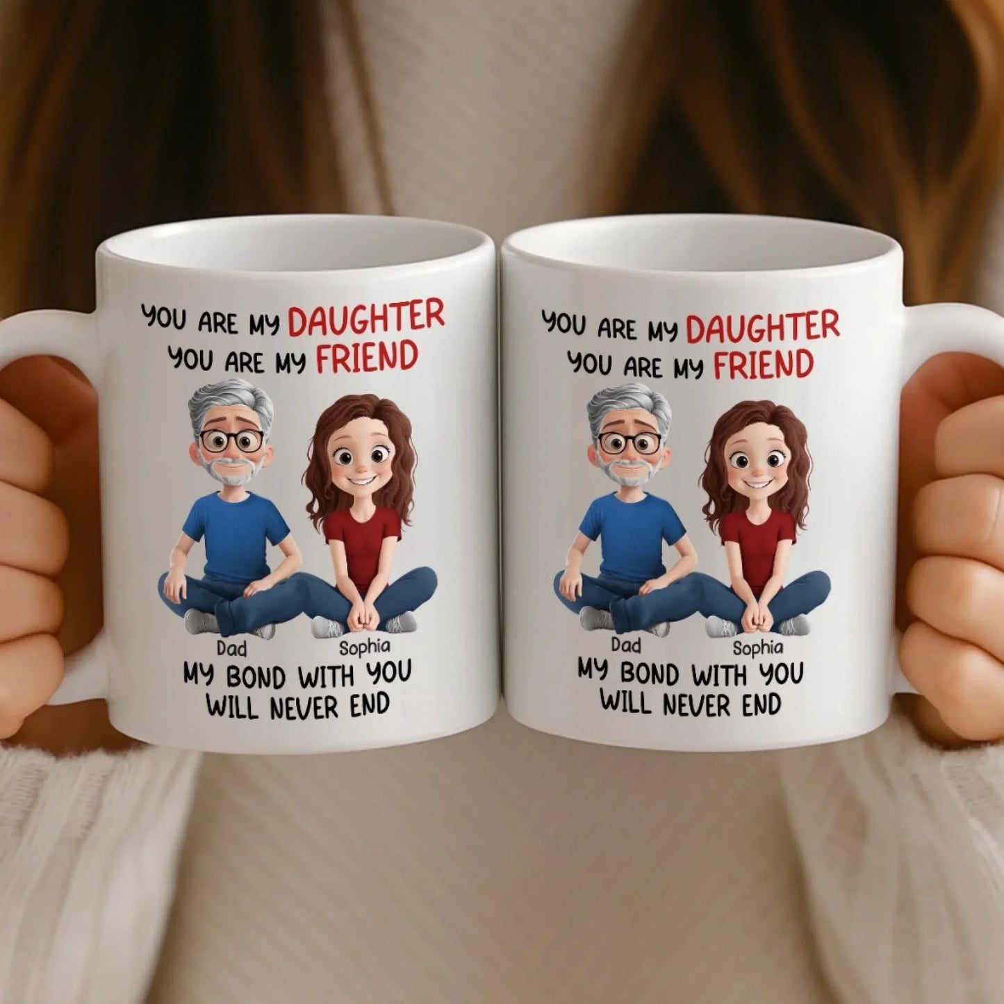 Custom Mug - Personalized Birthday Gifts For Mom, Dad, Daughter, Son - Make Today Amazing