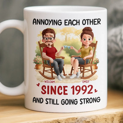 Custom Mug - Personalized Anniversary Wedding Gifts For Husband And Wife, Him And Her - Love Found Its Way