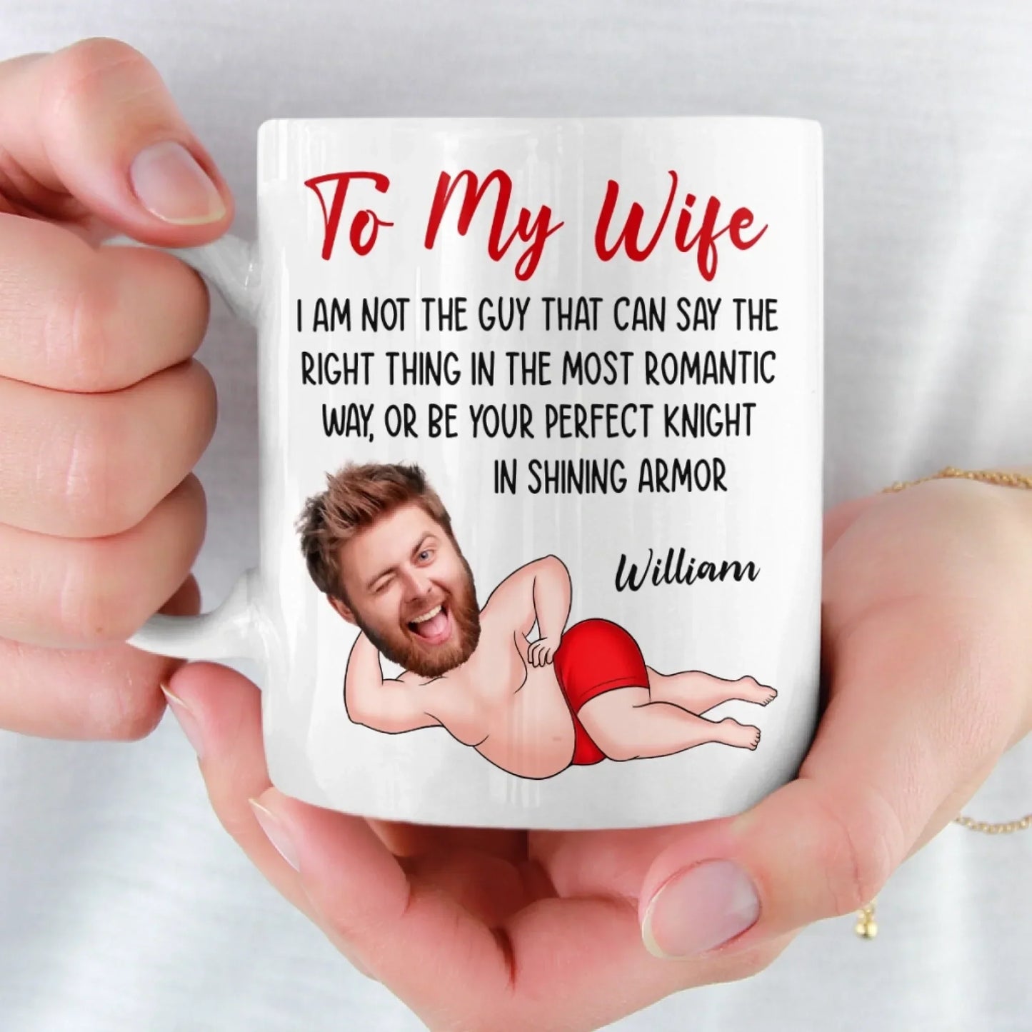 Custom Photo Mug - Personalized Anniversary Wedding Gifts For Husband And Wife, Him And Her - Every Day With You