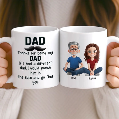 Custom Mug - Personalized Birthday Gifts For Mom, Dad, Daughter, Son - Handle With Love