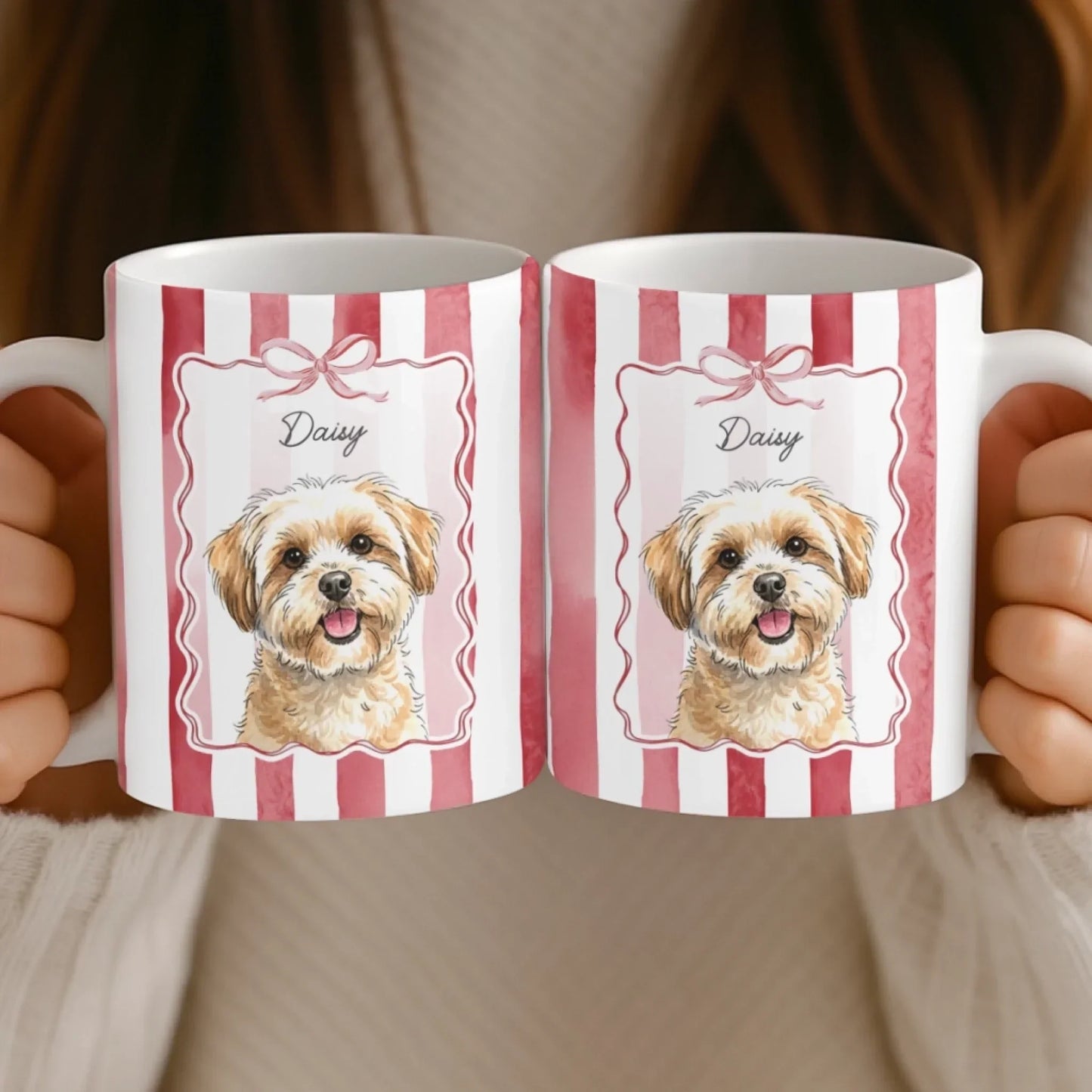 Custom Photo Mug - Personalized Christmas Birthday Gifts For Dog Cat Lovers, Dog Dad And Mom, Cat Owners - Sweetest Companion