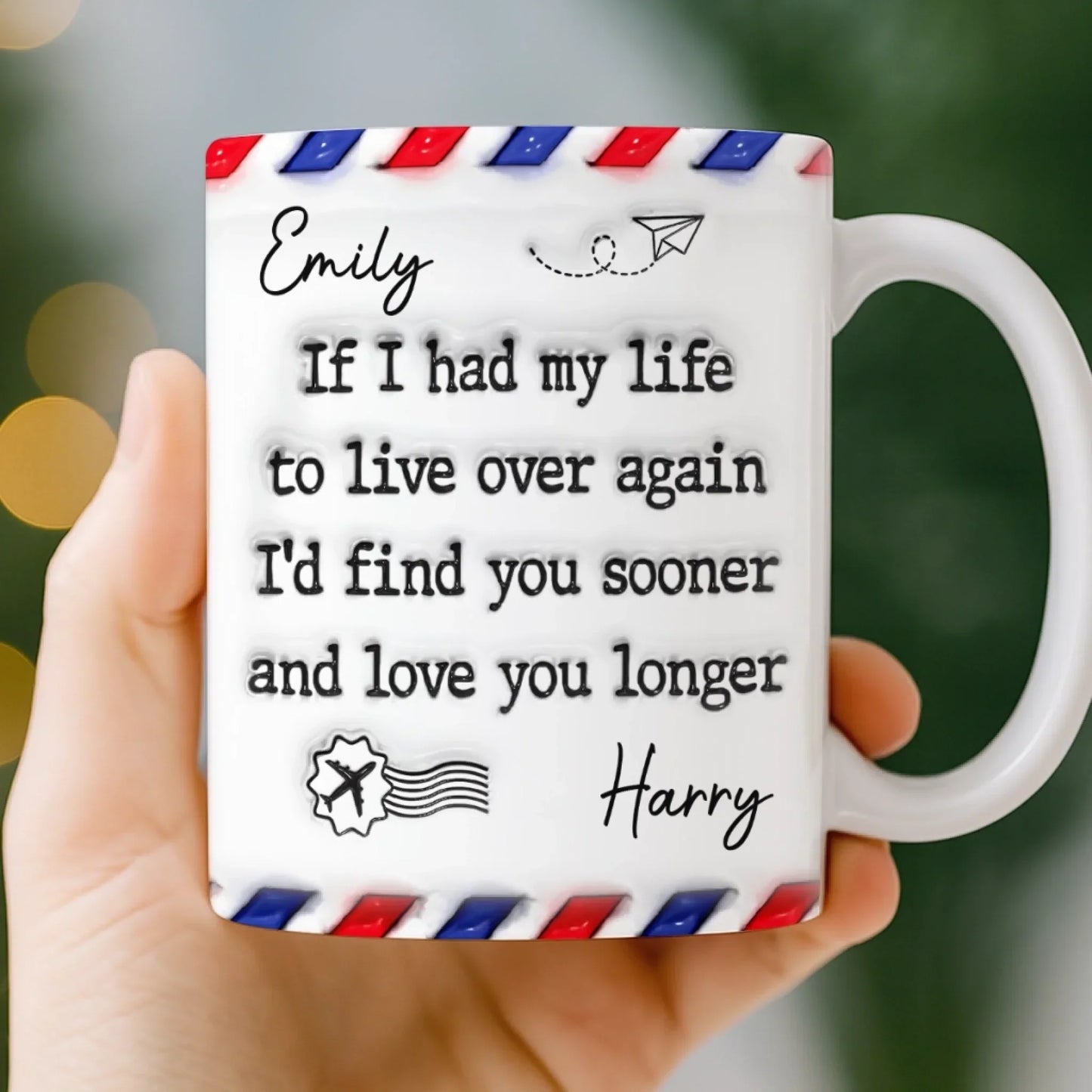Custom Mug - Personalized Anniversary Wedding Gifts For Husband And Wife, Him And Her - You And I Forever
