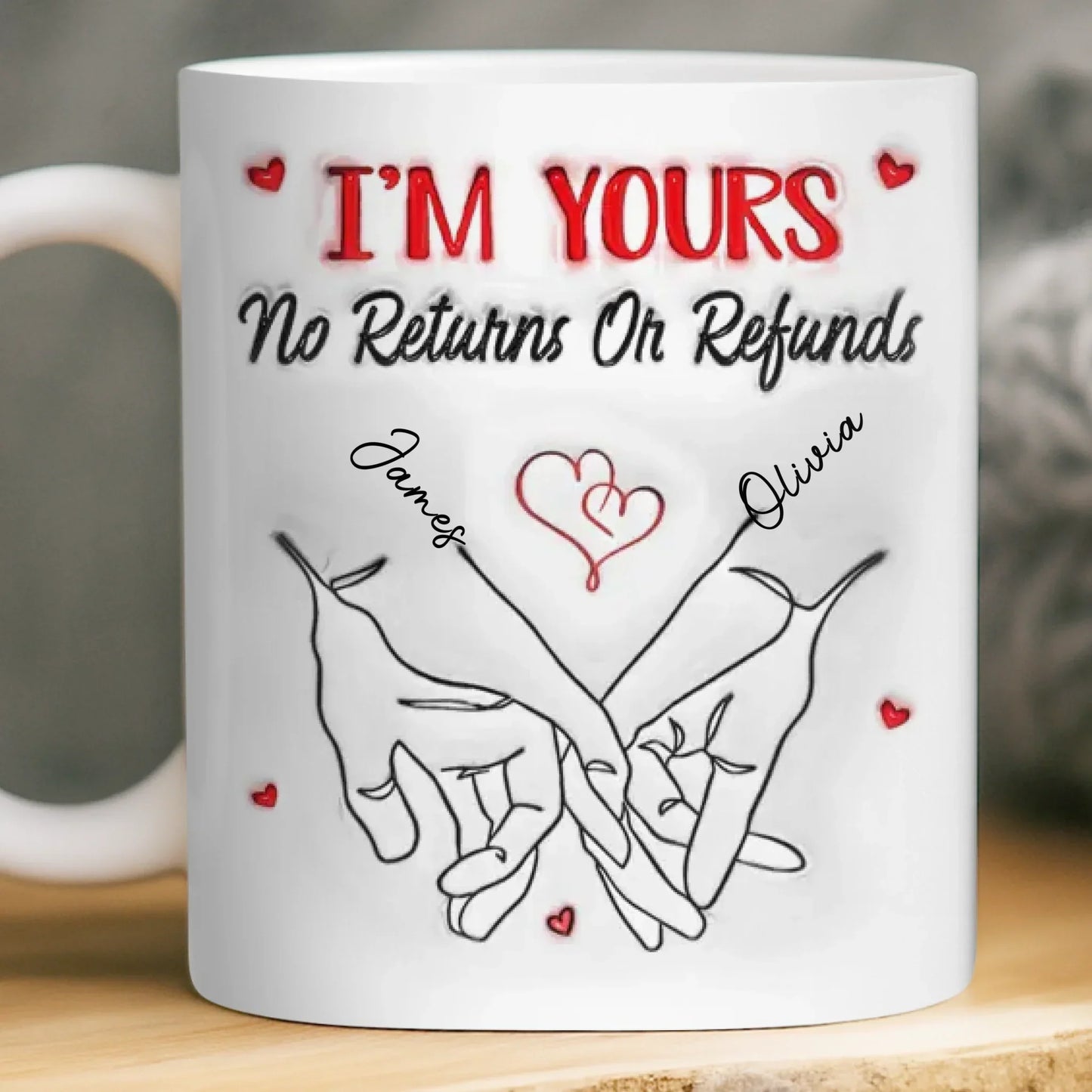 Custom Mug - Personalized Anniversary Wedding Gifts For Husband And Wife, Him And Her - Falling For You Daily