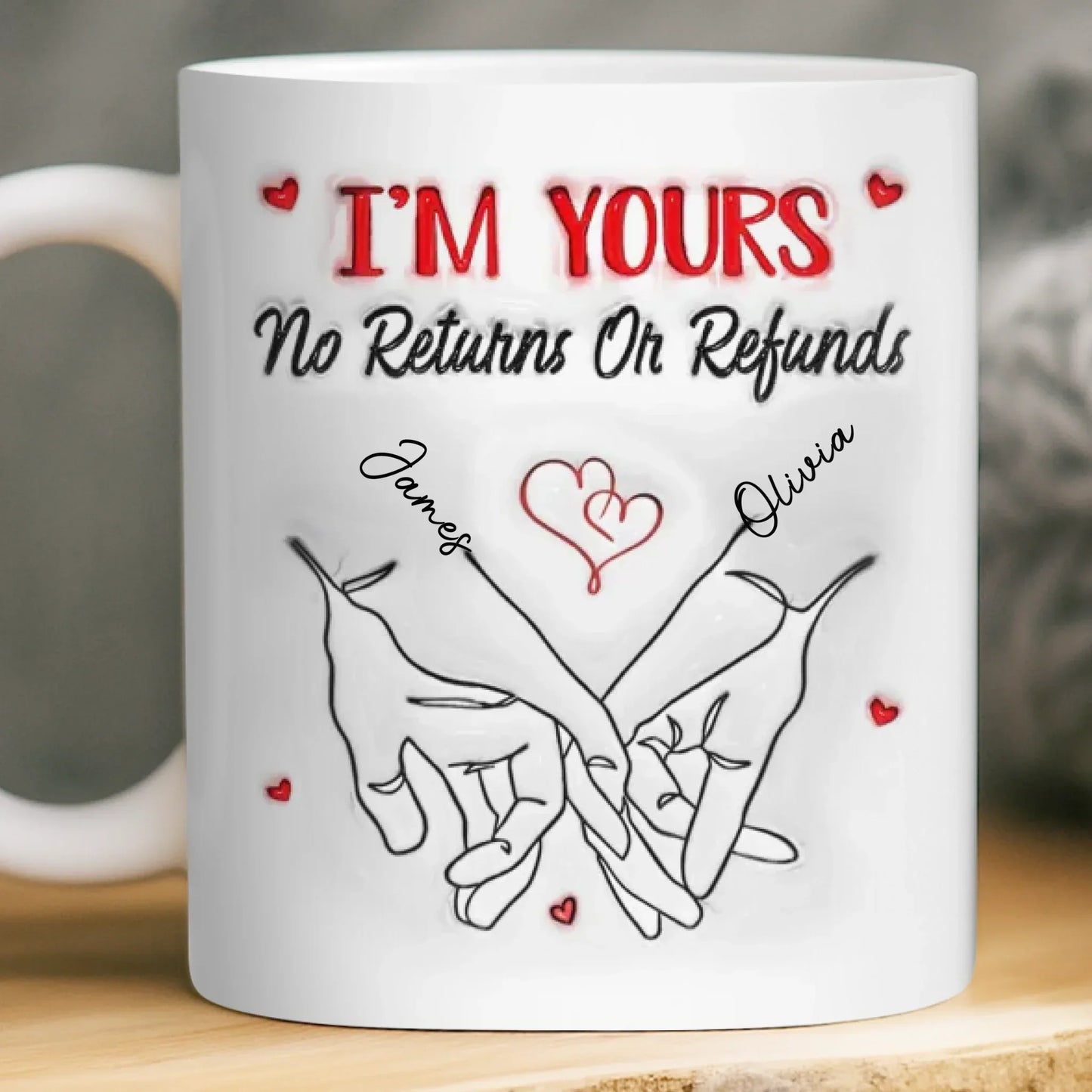 Custom Mug - Personalized Anniversary Wedding Gifts For Husband And Wife, Him And Her - Falling For You Daily