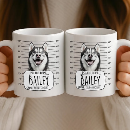 Custom Photo Mug - Personalized Birthday Gifts For Dog Cat Lovers, Dog Dad And Mom, Cat Owners - Serial Treat Killer
