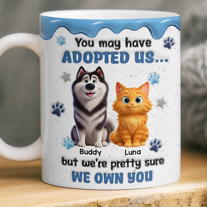 Custom Mug - Personalized Birthday Gifts For Dog Cat Lovers, Dog Dad And Mom, Cat Owners - My Pets Make Life Purrfect