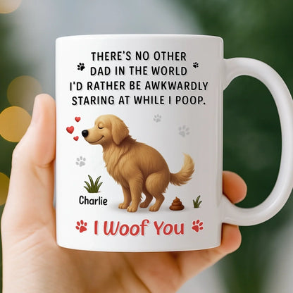 Custom Mug - Personalized Christmas Birthday Gifts For Dog Lovers, Dog Dad And Mom - Poop Buddy For Life