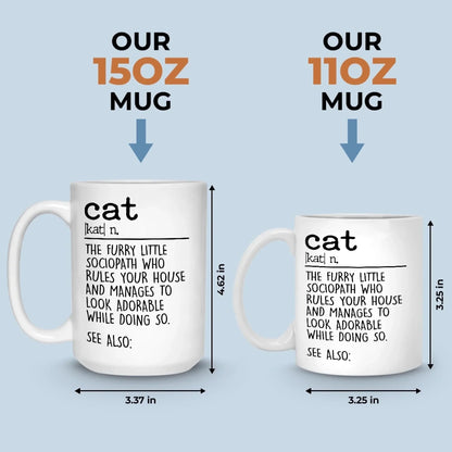 Custom Mug - Personalized Birthday Gifts For Cat Lovers, Cat Mom And Dad - Life Is Softer With Cats