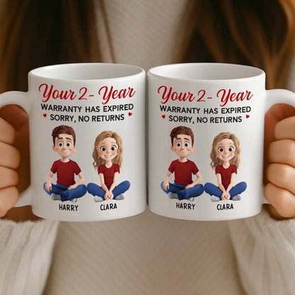 Custom Mug - Personalized Anniversary Wedding Gifts For Husband And Wife, Him And Her - Loving You Is My Favorite