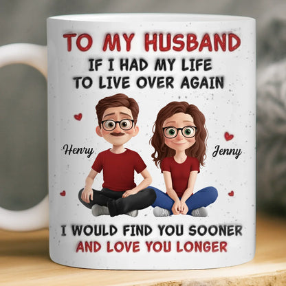 Custom Mug - Personalized Anniversary Wedding Gifts For Husband And Wife, Him And Her - Love You More Every Sunrise