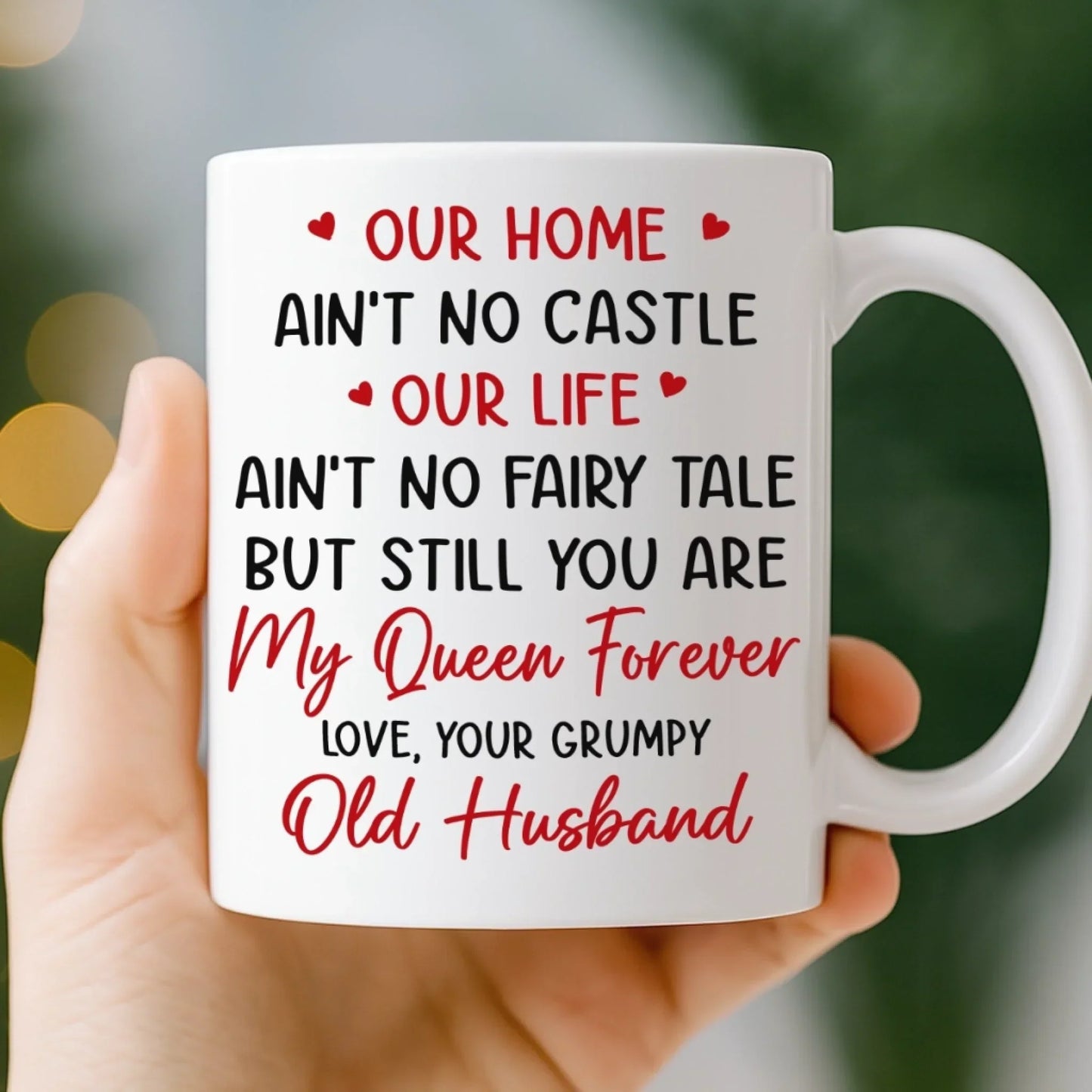 Custom Mug - Personalized Anniversary Wedding Gifts For Husband And Wife, Him And Her - You Me All The Way