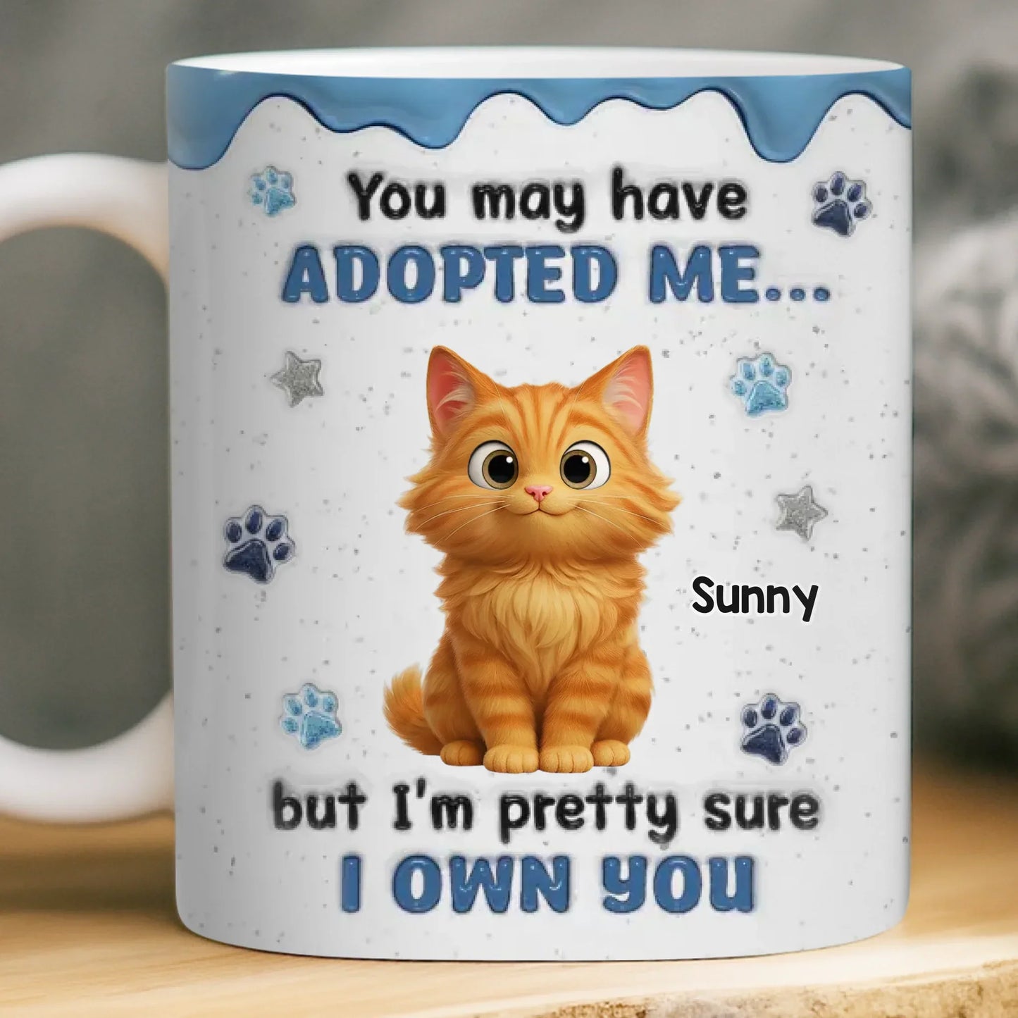 Custom Mug - Personalized Birthday Gifts For Cat Lovers, Cat Mom And Dad - My Cats Own My Heart