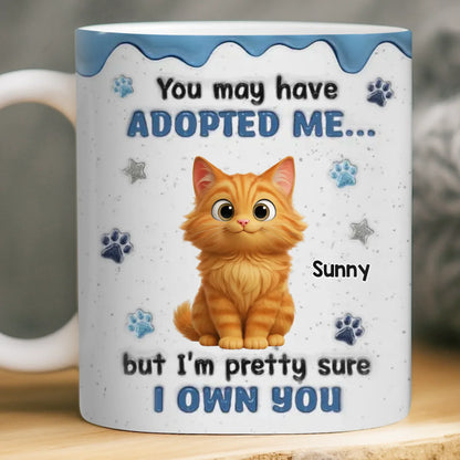Custom Mug - Personalized Birthday Gifts For Cat Lovers, Cat Mom And Dad - My Cats Own My Heart