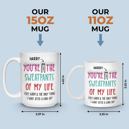 Custom Mug - Personalized Anniversary Wedding Gifts For Husband And Wife, Him And Her - Our Love Feels Easy