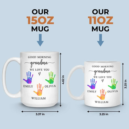 Custom Mug - Personalized Birthday Gifts For Mom, Grandma - Forever Grateful For You