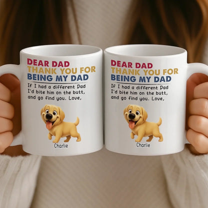 Custom Mug - Personalized Birthday Gifts For Dog Lovers, Dog Dad And Mom - Fur Real, You're The Best