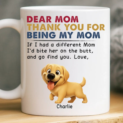 Custom Mug - Personalized Birthday Gifts For Dog Lovers, Dog Dad And Mom - Fur Real, You're The Best