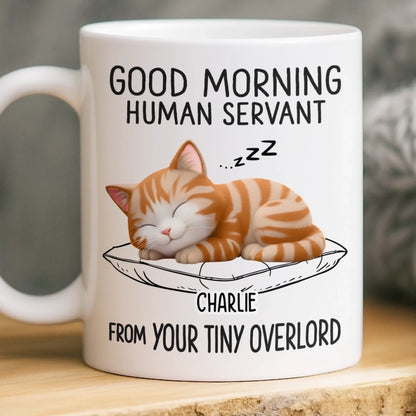 Custom Mug - Personalized Birthday Gifts For Cat Lovers, Cat Mom And Dad - Dreaming Of Snacks