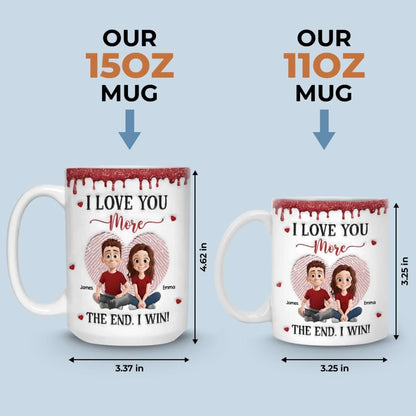 Custom 3D Inflated Effect Printed Mug - Personalized Anniversary Wedding Gifts For Husband And Wife, Him And Her - Together Is Where Peace Lives