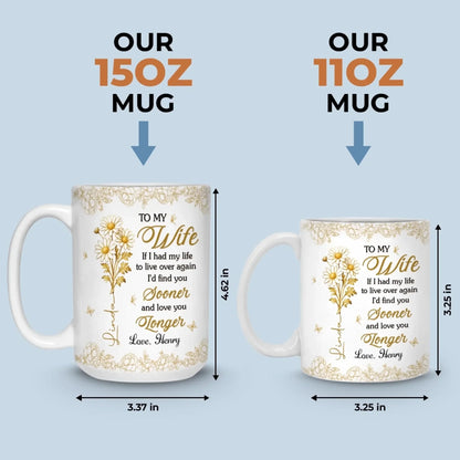 Custom Mug - Personalized Anniversary Wedding Gifts For Husband And Wife, Him And Her - You Make Life Softer