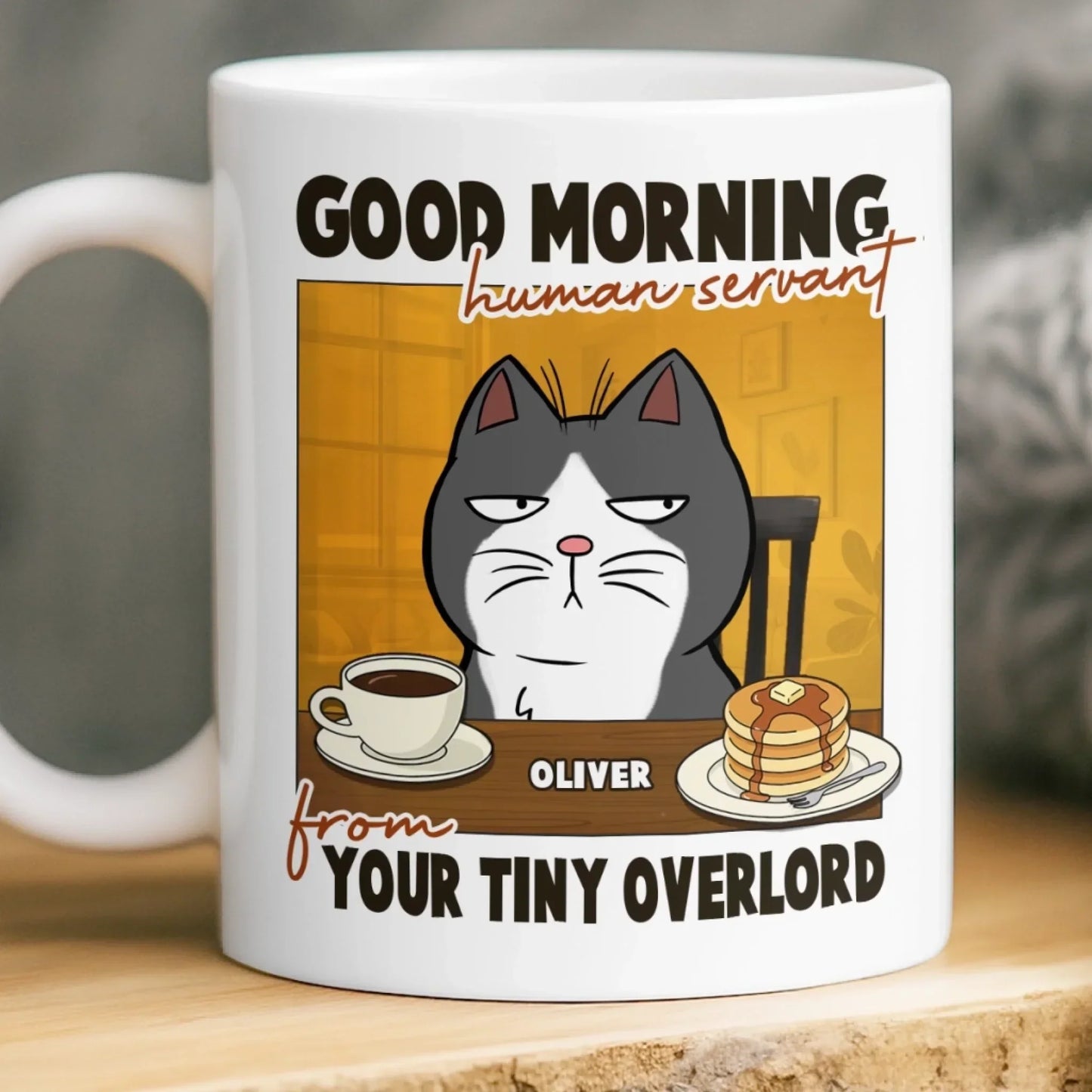 Custom Mug - Personalized Birthday Gifts For Cat Lovers, Cat Mom And Dad - I'm Watching You
