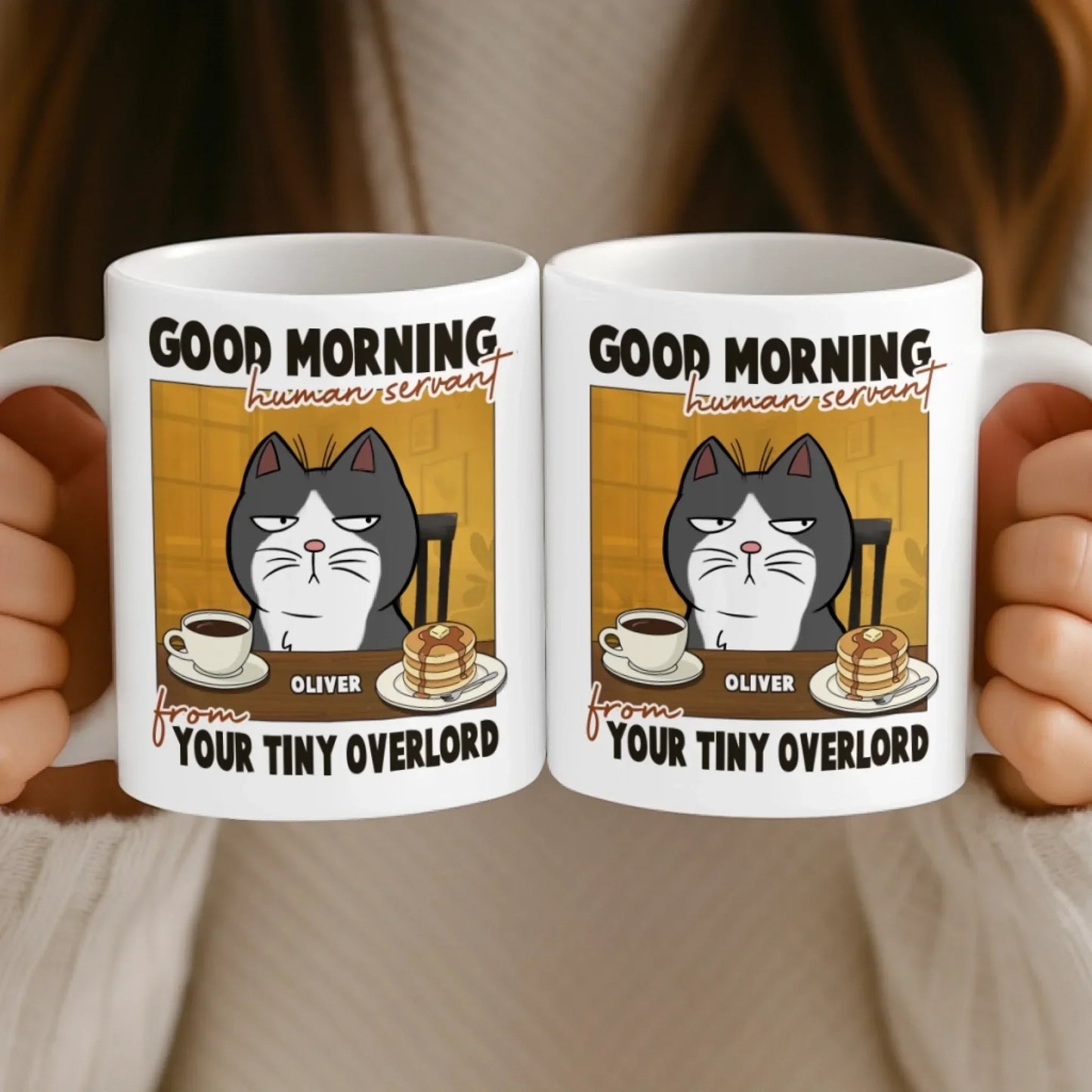Custom Mug - Personalized Birthday Gifts For Cat Lovers, Cat Mom And Dad - I'm Watching You