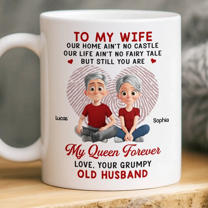 Custom Mug - Personalized Anniversary Wedding Gifts For Husband And Wife, Him And Her - Our Love Keeps Growing