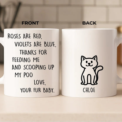 Custom Mug - Personalized Christmas Birthday Gifts For Cat Lovers, Cat Mom And Dad - Daily Dose Of Purr Therapy