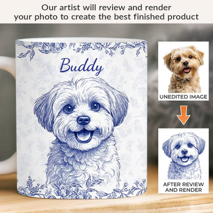 Custom Photo Mug - Personalized Christmas Birthday Gifts For Dog Cat Lovers, Dog Dad And Mom, Cat Owners - Pawsitive Chaos Only