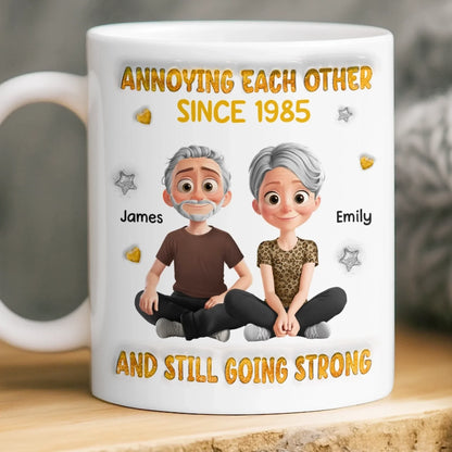 Custom 3D Inflated Effect Printed Mug - Personalized Anniversary Wedding Gifts For Husband And Wife, Him And Her - You Are My Home