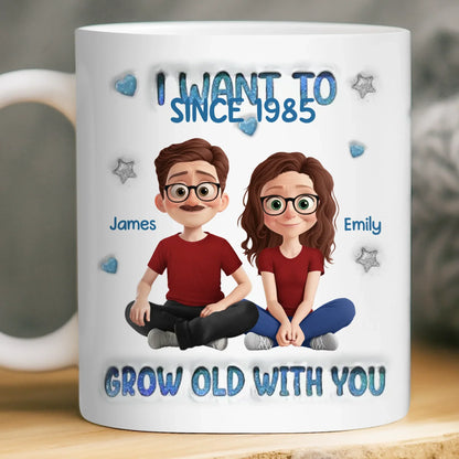 Custom 3D Inflated Effect Printed Mug - Personalized Anniversary Wedding Gifts For Husband And Wife, Him And Her - You Are My Home
