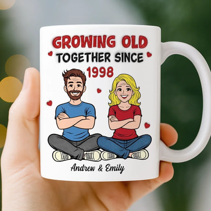Custom 3D Inflated Effect Printed Mug - Personalized Anniversary Wedding Gifts For Husband And Wife, Him And Her - You Are My Quiet Joy